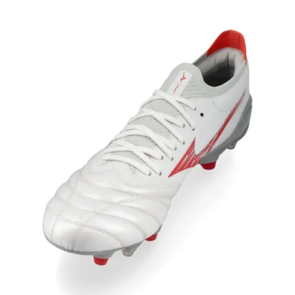 Mizuno Morelia Neo 4 Beta Made In Japan SG Charge - White/Radiant Red - Image 7