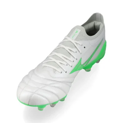 Mizuno Morelia Neo 4 Beta Made In Japan SG Frontier - White/Neon Green/Cool Gray - Image 7