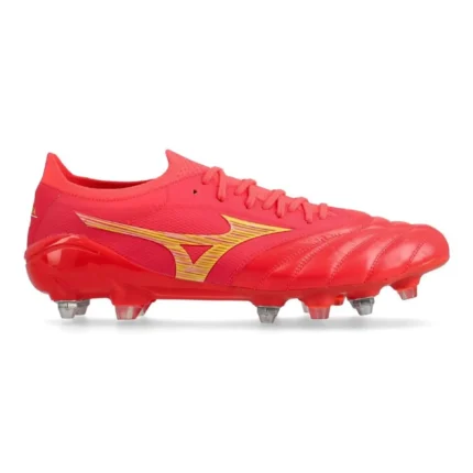 Mizuno Morelia Neo 4 Beta Made In Japan SG Release - Bolt/Fiery Coral - Image 1