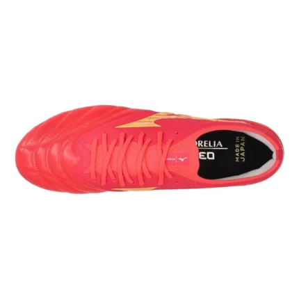Mizuno Morelia Neo 4 Beta Made In Japan SG Release - Bolt/Fiery Coral - Image 4