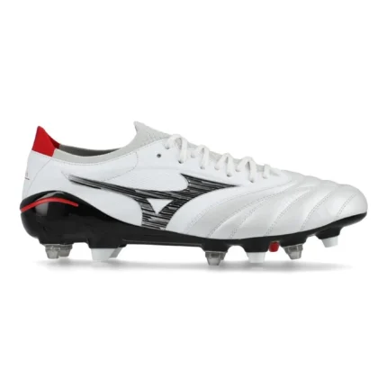 Mizuno Morelia Neo 4 Beta Made In Japan SG - White/Black/Chinese Red - Image 1