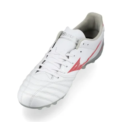 Mizuno Morelia Neo 4 Pro AG Charge - White/Radiant Red - Image 7