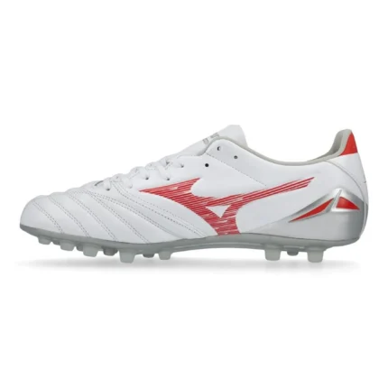 Mizuno Morelia Neo 4 Pro AG Charge - White/Radiant Red - Image 3