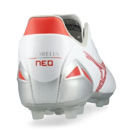 Mizuno Morelia Neo 4 Pro AG Charge - White/Radiant Red - Image 6
