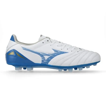 Mizuno Morelia Neo 4 Pro AG Mugen - White/Laser Blue - Image 1