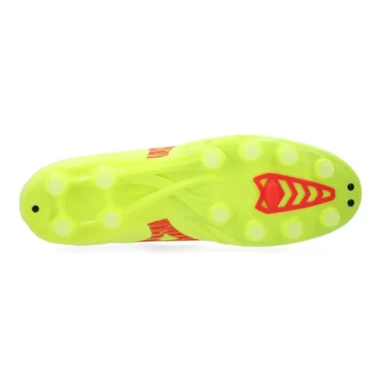 Mizuno Morelia Neo 4 Pro FG/AG Dyna - Safety Yellow/Fiery Coral - Image 2