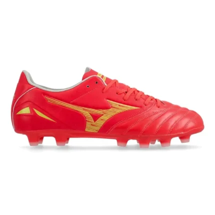 Mizuno Morelia Neo 4 Pro FG/AG Release - Bolt/Fiery Coral - Image 1