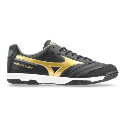 Mizuno Morelia Sala Classic IN Aurum - Black/Gold/Dark Shadow - Image 1