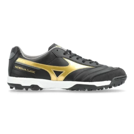 Mizuno Morelia Sala Classic TF Aurum - Black/Gold/Dark Shadow - Image 1