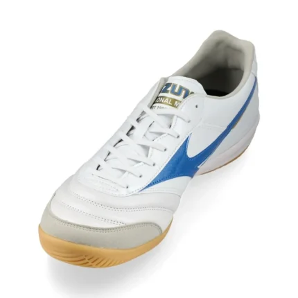 Mizuno Morelia Sala Elite IN Mugen - White/Laser Blue/Gold - Image 7