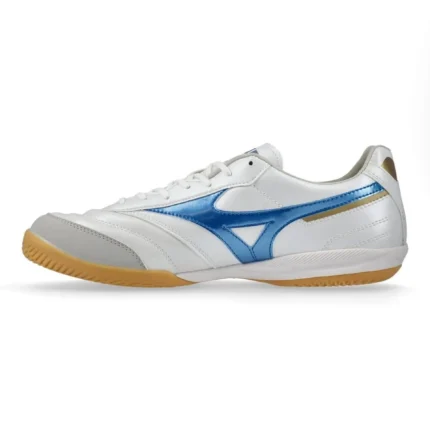 Mizuno Morelia Sala Pro IN Mugen - White/Laser Blue/Gold - Image 3