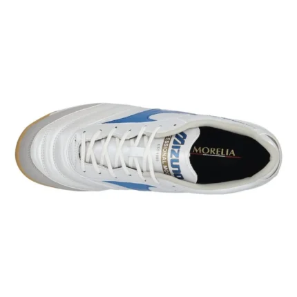Mizuno Morelia Sala Pro IN Mugen - White/Laser Blue/Gold - Image 4