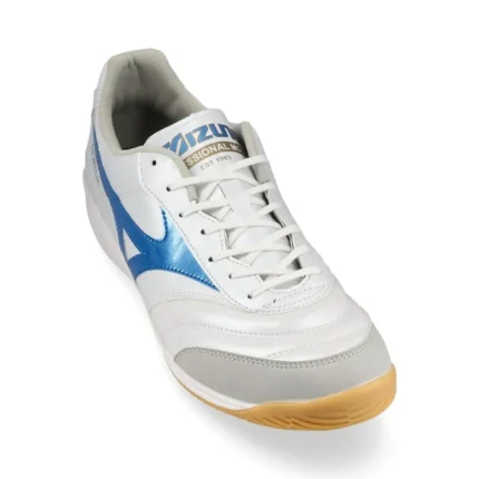 Mizuno Morelia Sala Pro IN Mugen - White/Laser Blue/Gold - Image 5