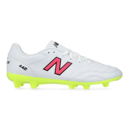 New Balance 442 2.0 Academy FG - White/Purple/Volt Kids - Image 1