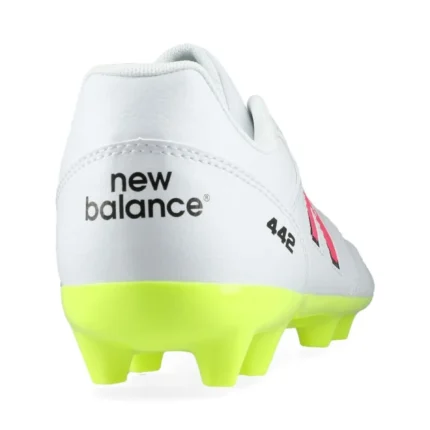 New Balance 442 2.0 Academy FG - White/Purple/Volt Kids - Image 6