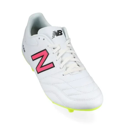 New Balance 442 2.0 Academy FG - White/Purple/Volt - Image 5