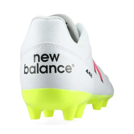 New Balance 442 2.0 Academy FG - White/Purple/Volt - Image 6