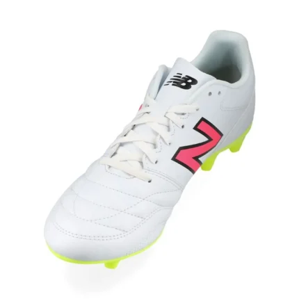 New Balance 442 2.0 Academy FG - White/Purple/Volt - Image 7