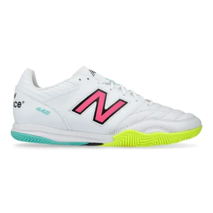 New Balance 442 2.0 Pro IN - White/Purple/Volt - Image 1