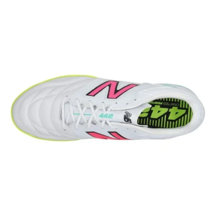 New Balance 442 2.0 Pro TF - White/Purple/Volt - Image 4