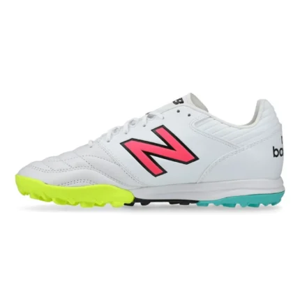 New Balance 442 2.0 Pro TF - White/Purple/Volt - Image 3
