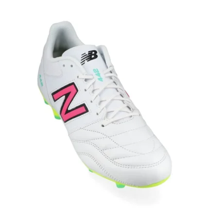 New Balance 442 2.0 Team FG - White/Purple/Volt - Image 5