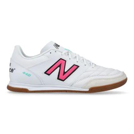 New Balance 442 2.0 Team IN - White/Purple/Volt - Image 1
