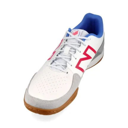 New Balance Audazo V6 Command IN - White/Pink - Image 7