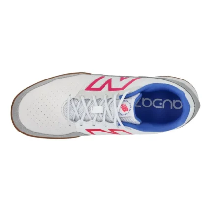 New Balance Audazo V6 Command IN - White/Pink - Image 4