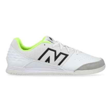 New Balance Audazo V6 Command IN - White/Volt Kids - Image 1