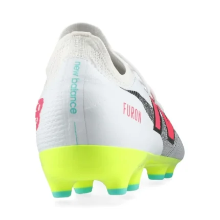 New Balance Furon V7 Destroy AG - White/Purple/Volt - Image 6
