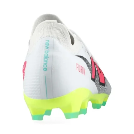 New Balance Furon V7 Destroy FG - White/Purple/Volt - Image 6