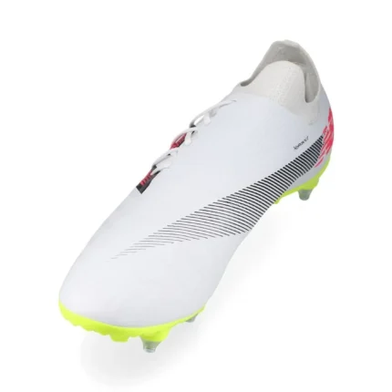 New Balance Furon V7 Destroy SG - White/Purple/Volt - Image 7