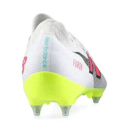 New Balance Furon V7 Destroy SG - White/Purple/Volt - Image 6