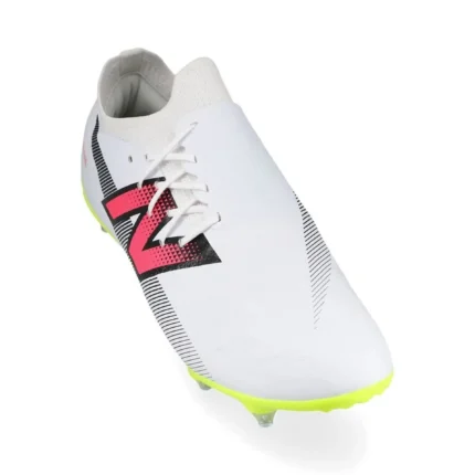 New Balance Furon V7 Destroy SG - White/Purple/Volt - Image 5