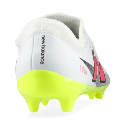 New Balance Furon V7 Dispatch FG - White/Purple/Volt Kids - Image 6