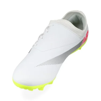 New Balance Furon V7 Dispatch FG - White/Purple/Volt Kids - Image 7