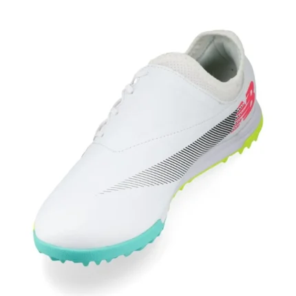 New Balance Furon V7 Dispatch TF - White/Purple/Volt Kids - Image 7