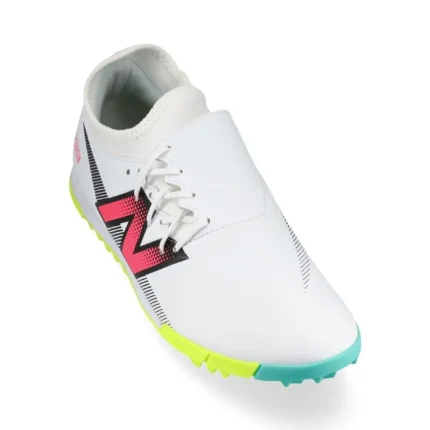 New Balance Furon V7 Dispatch TF - White/Purple/Volt - Image 5