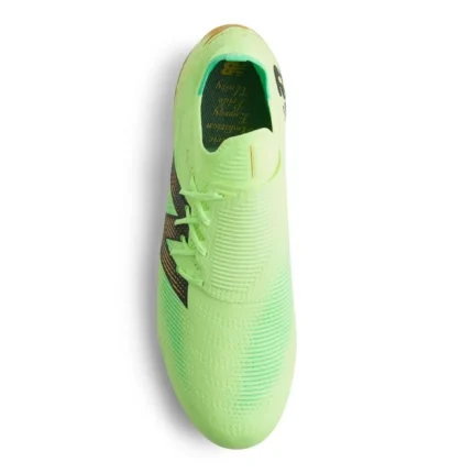 New Balance Furon V7 FG Bukayo Saka Signature Edition - Lime Green/Black Limited Edition - Image 4