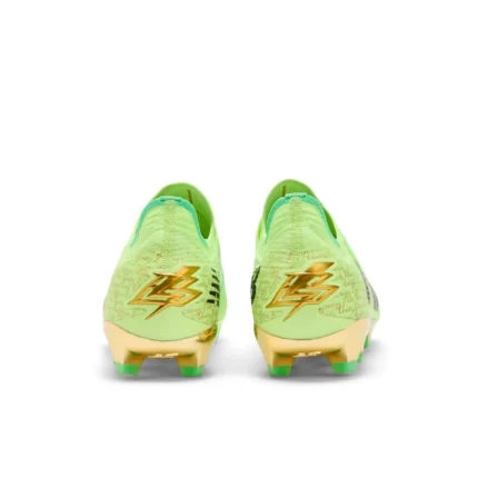 New Balance Furon V7 FG Bukayo Saka Signature Edition - Lime Green/Black Limited Edition - Image 6