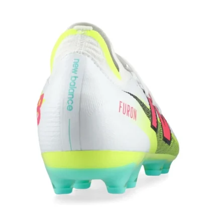 New Balance Furon V7 Pro AG - White/Purple/Volt - Image 6