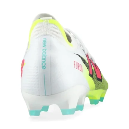 New Balance Furon V7 Pro FG - White/Purple/Volt - Image 6