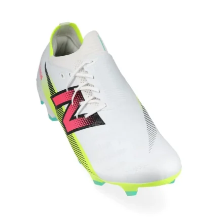 New Balance Furon V7 Pro FG - White/Purple/Volt - Image 5