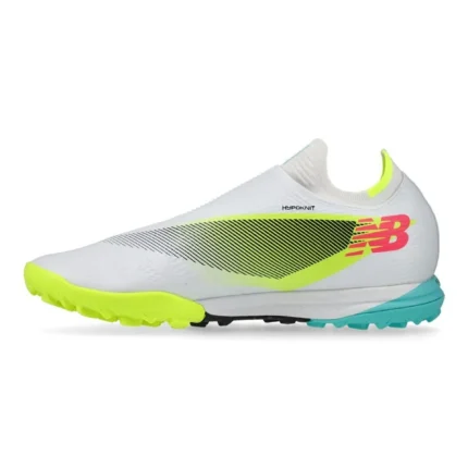 New Balance Furon V7 Pro TF - White/Purple/Volt - Image 3