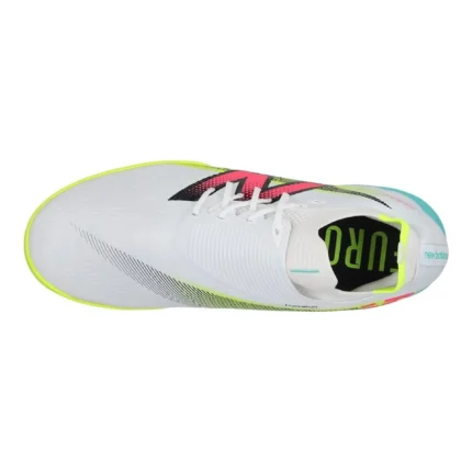 New Balance Furon V7 Pro TF - White/Purple/Volt - Image 4