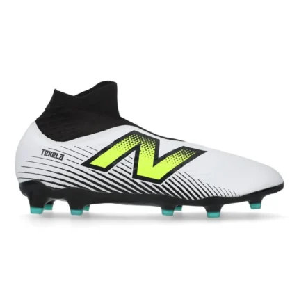 New Balance Tekela V4 Magia FG - White/Purple/Volt - Image 1