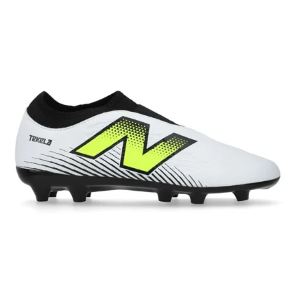 New Balance Tekela V4 Magique FG - White/Purple/Volt Kids - Image 1