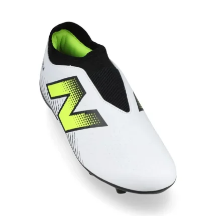 New Balance Tekela V4 Magique FG - White/Purple/Volt Kids - Image 5