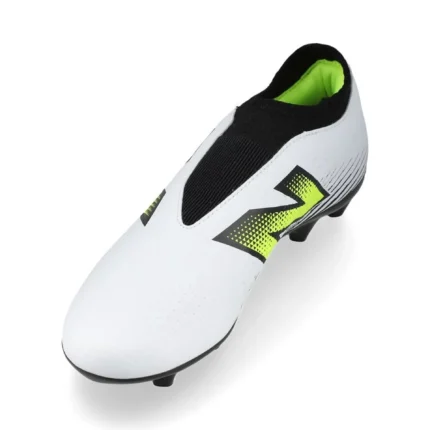 New Balance Tekela V4 Magique FG - White/Purple/Volt Kids - Image 7